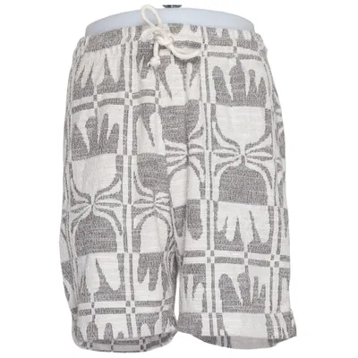 Shorts (Grå, Vit) från Zara Bomull, Polyester, Viskos