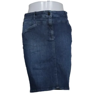 Jupe en jean (Bleu) de Thom by Thomas Rath Coton, Élasthane