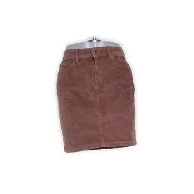 Jeanskjol (Brun) från Pieces Bomull, Elastan