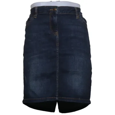 Jupe en jean (Bleu) de Janina Denim Coton, Élasthane, Polyester