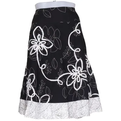 Rok (Zwart, Wit) van Sunny Leigh Katoen