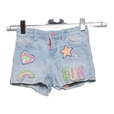 Jeansshorts (Blå, Flerfärgad) från Billieblush Bomull, Elastan, Polyester