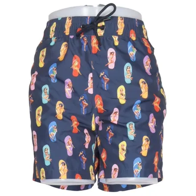 Badshorts (Blå, Flerfärgad) från Mey Elastan, Polyester