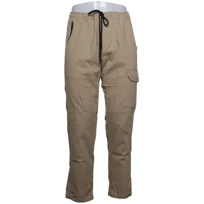 Broek (Beige) van Akademiks Katoen, Elastaan