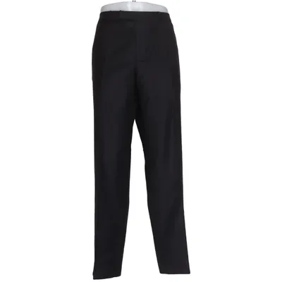 Suit pants (Black) from Patrick Hellmann Collection Silk, Wool