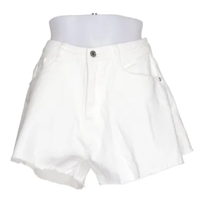 Denim shorts (Wit) van Missguided Katoen
