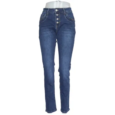 Jeans (Blue) from Karostar Cotton, Elastane, Polyester, Viscose