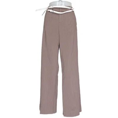 Suit pants (Brown) from Zara Elastane, Polyester, Viscose