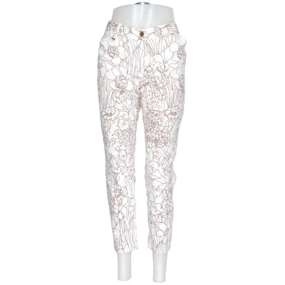 Chinos (White, Brown) from René Lezard Cotton, Elastane, Polyester