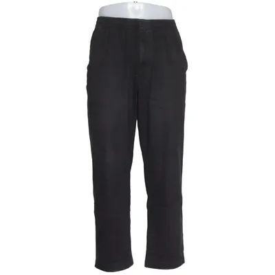 Pantalon (Noir) de Uniqlo Coton, Élasthane, Polyester, Viscose