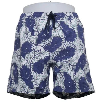 Swim shorts (Blue, White) from Monoprix Homme Polyamide, Polyester