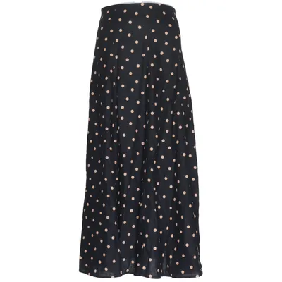 Jupe (Noir, Beige) de Sézane Lin, Viscose