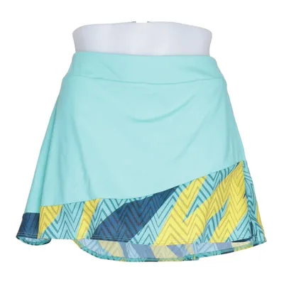 Sportrok (Turquoise, Geel, Blauw) van Mizuno Elastaan, Polyester