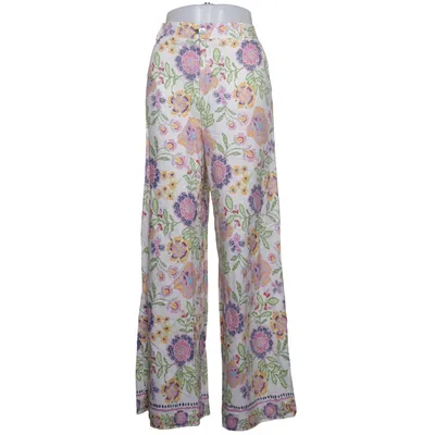 Pantalon (Blanc, Multicolore) de Zara