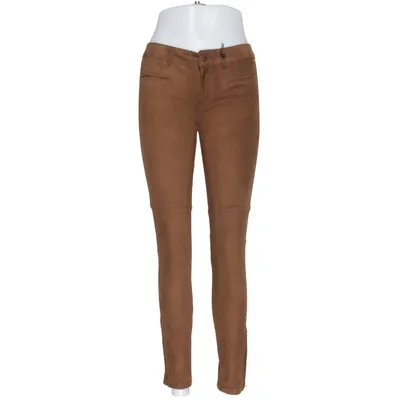 Leather pants (Brown) from Massimo Dutti Leather