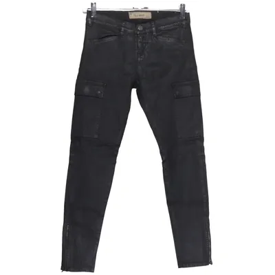 Cargo pants (Black) from 40 Weft Cotton, Elastane