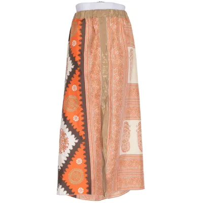Maxi rok (Beige, Oranje, Bruin) van MaxMara Katoen, Linnen, Metallvezel