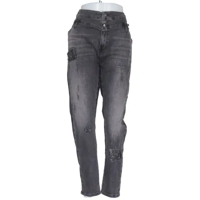 Jeans (Grå) fra Tredy Bomuld, Elastan, Polyester