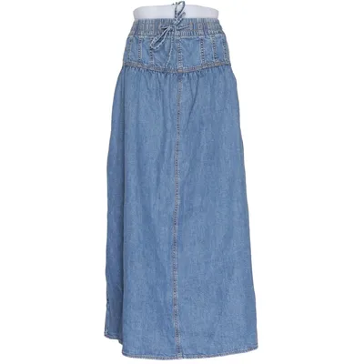 Spijkerrok (Onllyra A-Line Dnm Maxi Skirt) van ONLY Blue Denim Katoen