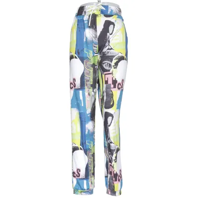 Trainingsbroek (Blauw, Meerkleurig) van Collusion Elastaan, Polyester