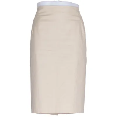 Kjol (Beige) från Marks & Spencer Autograph Bomull, Elastan, Polyester
