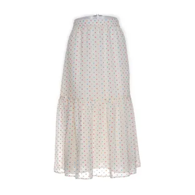 Kjol (Vit, Flerfärgad) från Stella Nova Polyester