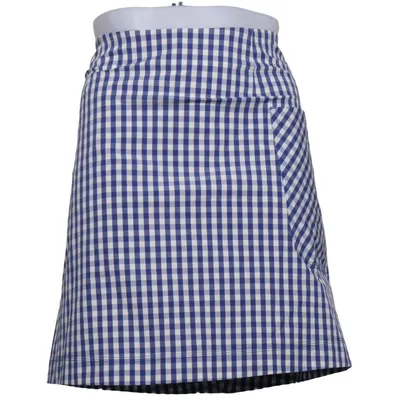 Jupe (Bleu, Blanc) de Tory Burch Coton, Élasthane, Polyester