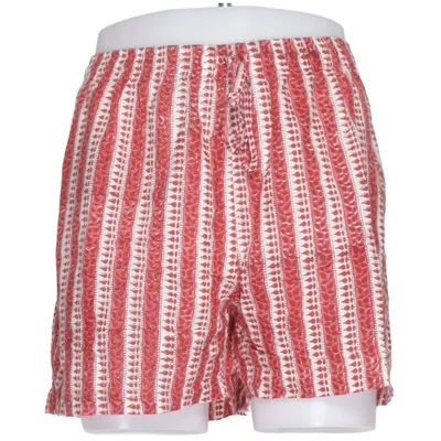 Pajama shorts (Red, White) from Anokhi Cotton