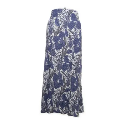 Maxi skirt (Blue, White, Multicolored) from Ted Nicol Elastane, Viscose