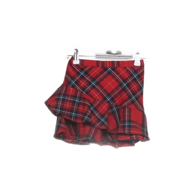 Kjol (Röd, Flerfärgad) från H&M Elastan, Polyester, Viskos