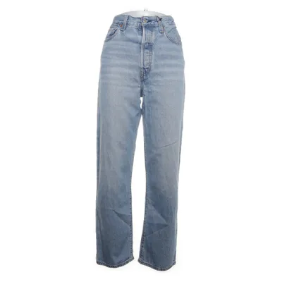 Jeans (Ribcage Straight Ankle) fra Levi Strauss & Co Bomuld, Lyocell