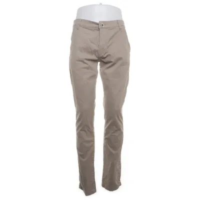 Chinos (Grå) från Lindbergh White Bomull, Elastan