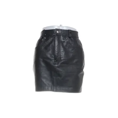 Jupe en cuir (Noir) de Impuls Cuir