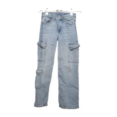 Jeans (Blå) från H&M Bomull, Elastan