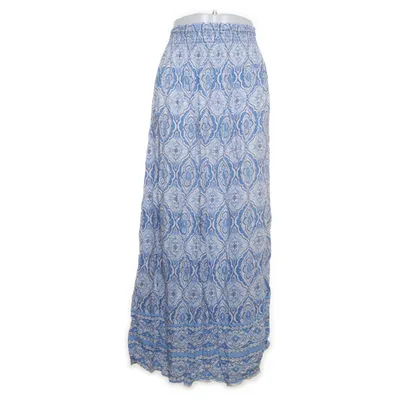 Maxi skirt (Blue, White) from Vanting Viscose