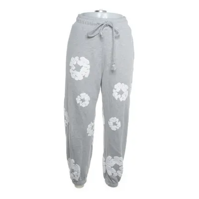 Jogginghose (Grau, Weiß) von Denim Tears Baumwolle