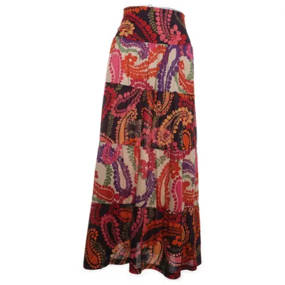 Långkjol (Beige, Flerfärgad)