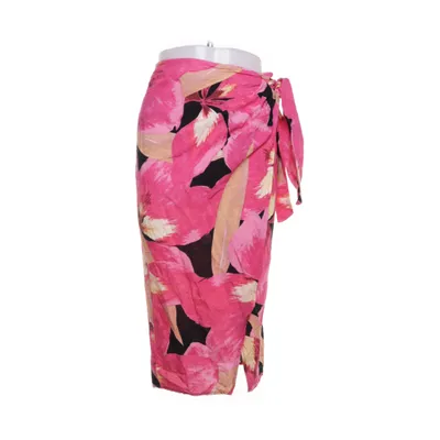 Wikkelrok (Meerkleurig, Roze) van H&M Premium Quality Linnen, Viscose
