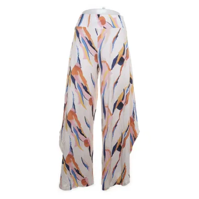 Culottes (Beige, Multicolored) from Mingel Elastane, Viscose