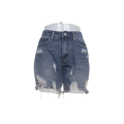 Denim shorts (Blue) from Adika Cotton
