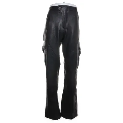 Läderbyxor (Svart) från Rock Denim Skinn, Polyester