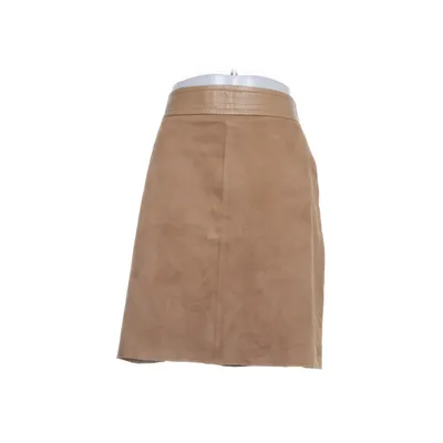 Läderkjol (Beige) från Hallhuber
