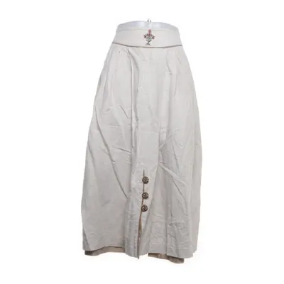 Skirt (Beige) from Meico Cotton, Linen, Polyester, Leather