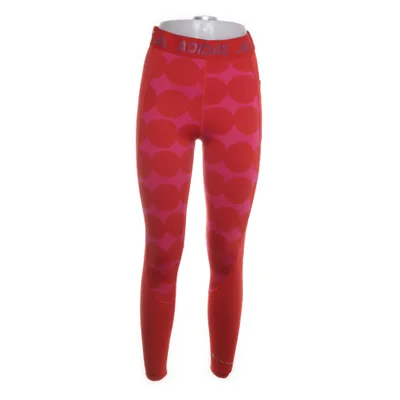 Sportleggings (Rood, Roze) van Adidas x Marimekko Elastaan, Gerecycled polyester