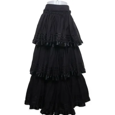 Maxi skirt (Black) from Saks Potts