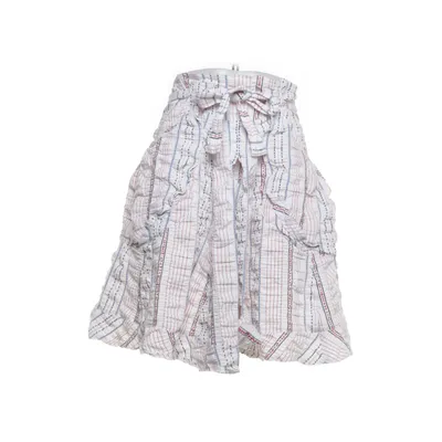 Kjol (Vit) från Ilse Jacobsen Bomull, Elastan, Polyamid