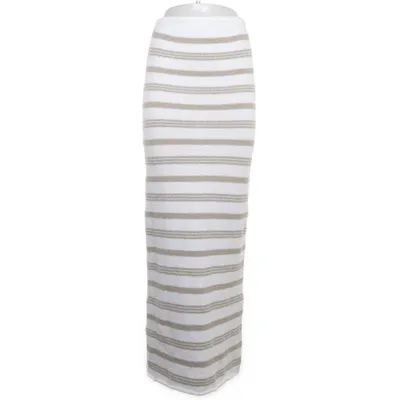 Långkjol (Vit, Beige) från Josefine HJ x NA-KD Bomull, Polyester