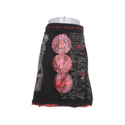 Nederdel (Sort, Flerfarvet) fra Desigual Bomuld