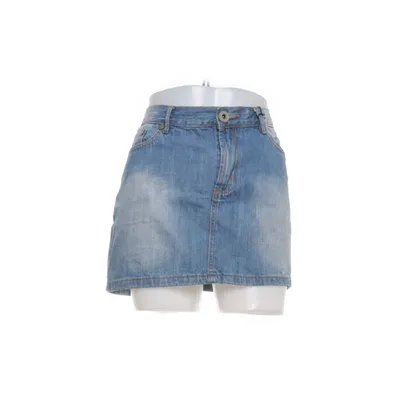 Denim skirt (Blue, White) from InScene Cotton