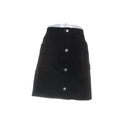Leren rok (Zwart) van Jofama Polyester, Leer